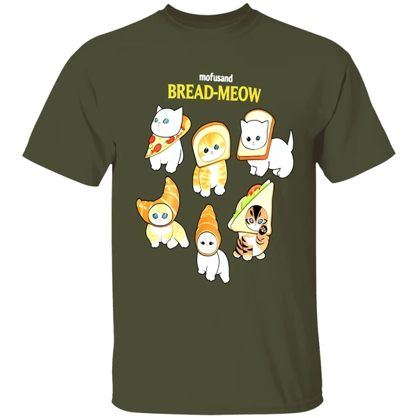 Cat Mofusand Bread Meow Shirt - Image 3