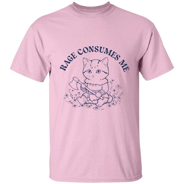 Cat Rage Consumes Me Shirt - Image 2