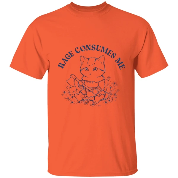 Cat Rage Consumes Me Shirt - Image 5