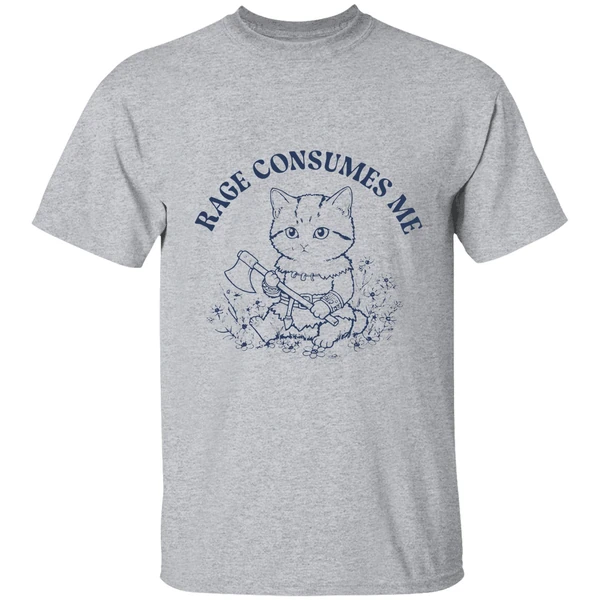 Cat Rage Consumes Me Shirt