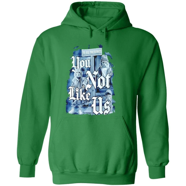 Cat To All Dawgs You Not Like Us Hoodie - Image 2