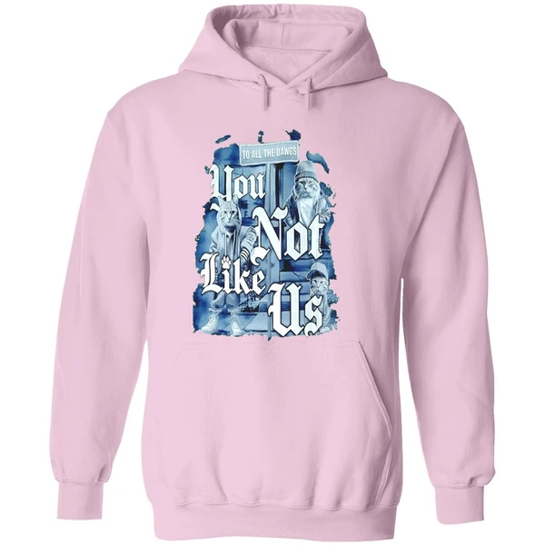 Cat To All Dawgs You Not Like Us Hoodie - Image 5