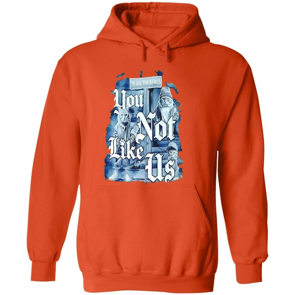 Cat To All Dawgs You Not Like Us Hoodie - Image 6