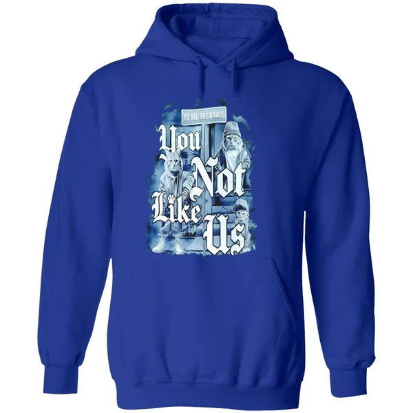Cat To All Dawgs You Not Like Us Hoodie - Image 7