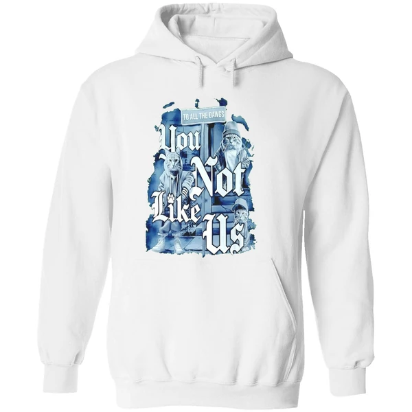 Cat To All Dawgs You Not Like Us Hoodie - Image 8