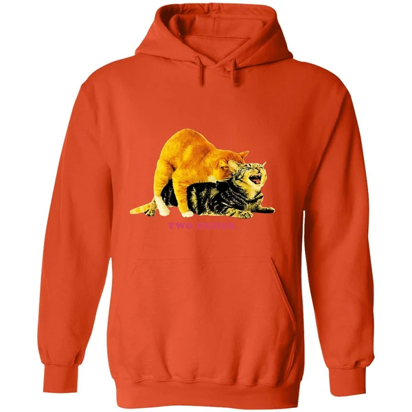 Cat Two Dudes Hoodie - Image 6