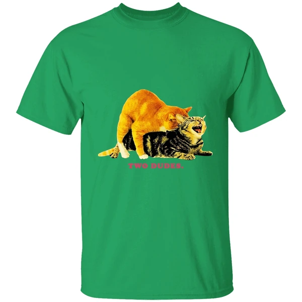 Cat Two Dudes Shirt - Image 2