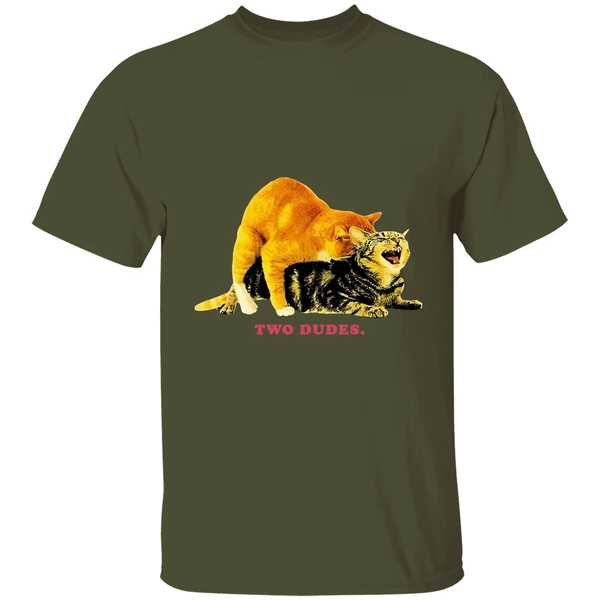 Cat Two Dudes Shirt - Image 4