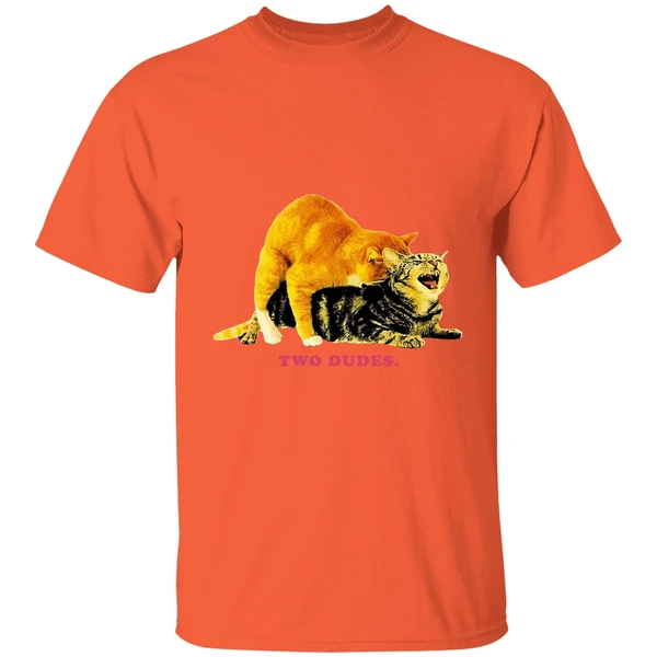 Cat Two Dudes Shirt - Image 6