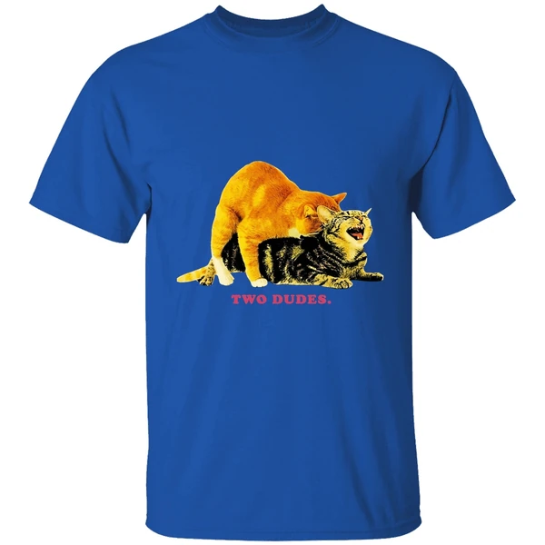 Cat Two Dudes Shirt - Image 8