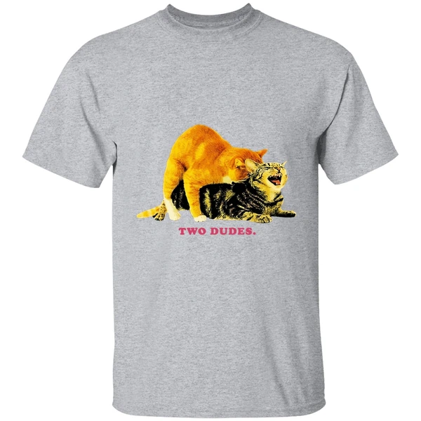 Cat Two Dudes Shirt - Image 9