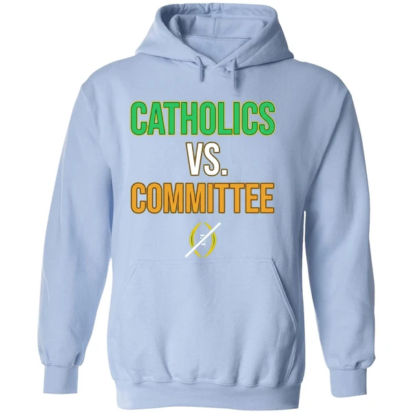 Catholics Vs Committee Notre Dame Fighting Irish Hoodie - Image 4