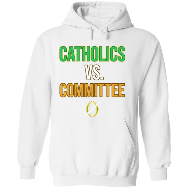 Catholics Vs Committee Notre Dame Fighting Irish Hoodie - Image 8