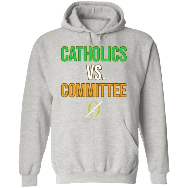 Catholics Vs Committee Notre Dame Fighting Irish Hoodie - Image 9