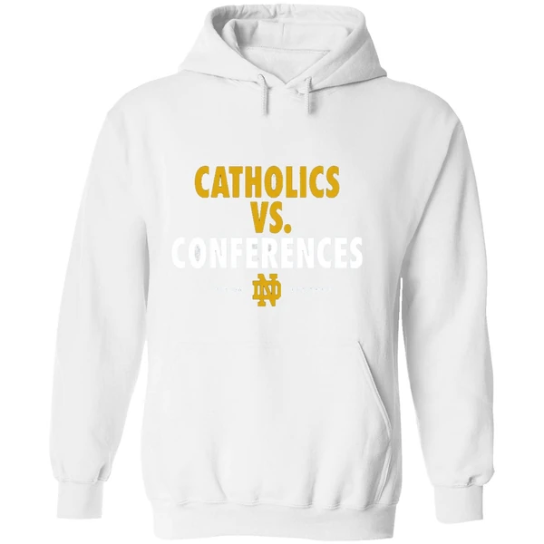 Catholics Vs Conferences Notre Dame Fighting Irish 2024 25 Playoff Hoodie - Image 8