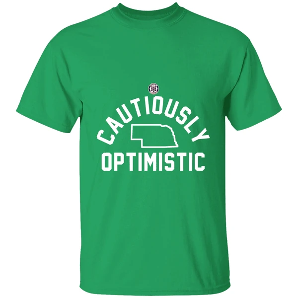 Cautiously Optimistic Nebraska Cornhuskers Shirt - Image 2