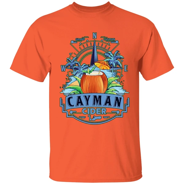 cayman cider shirt orange