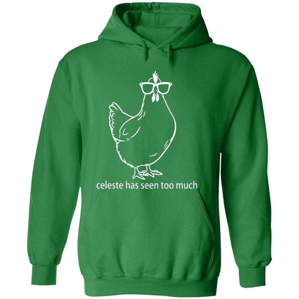 Celeste Has Seen Too Much Chicken Hoodie - Image 2