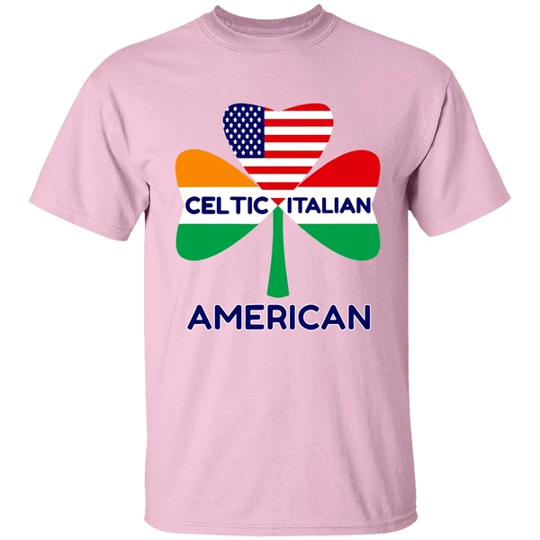 Celtic Italian American Irish Italian American Flag Shamrock Shirt Celtic Italian American Irish Italian American Flag Shamrock Shirt