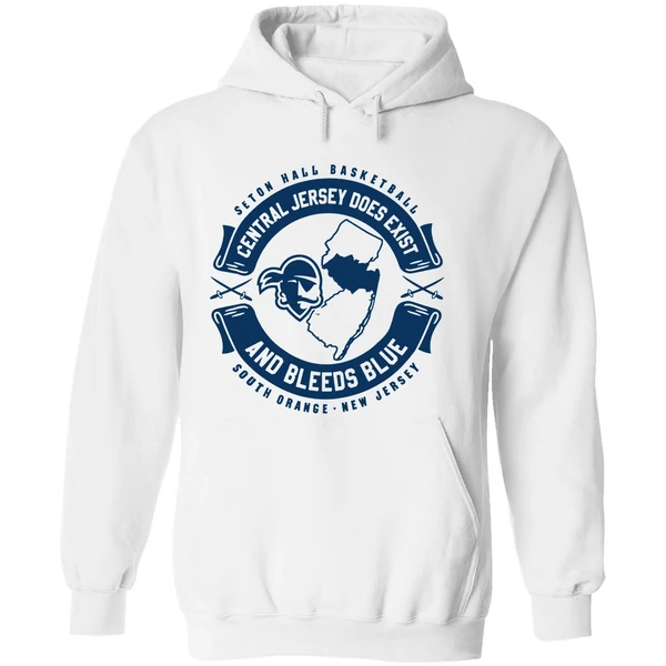 Central Jersey Does Exist And Bleeds Blue Seton Hall Basketball Hoodie - Image 8