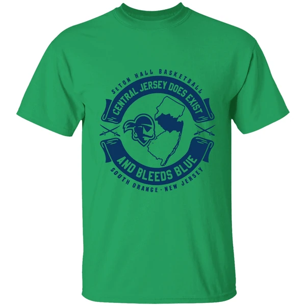 Central Jersey Does Exist And Bleeds Blue Seton Hall Basketball Shirt - Image 8