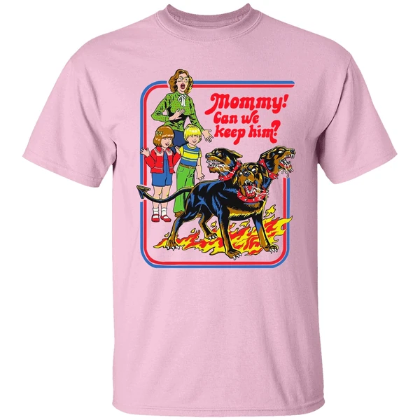 Cerberus Ringer Mommy Can We Keep Him Shirt Cerberus Ringer Mommy Can We Keep Him Shirt