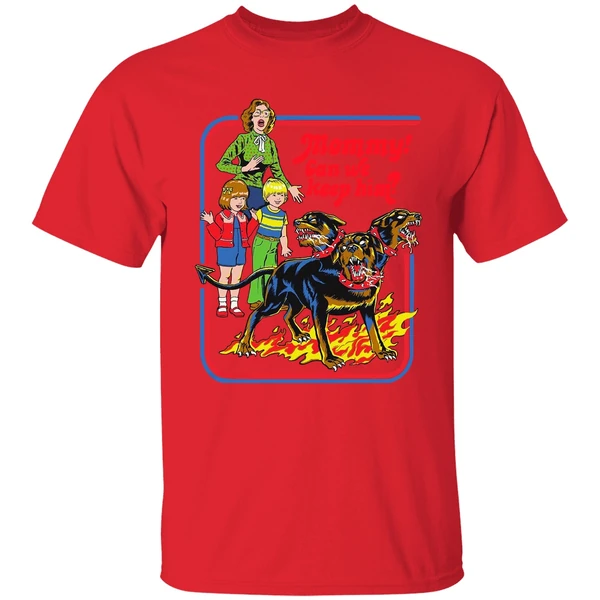 Cerberus Ringer Mommy Can We Keep Him Shirt - Image 6
