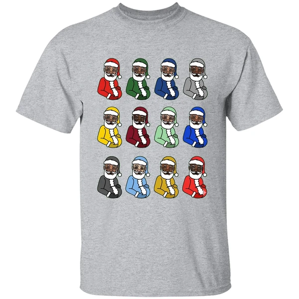 certified santa boy ugly christmas shirt sportgrey