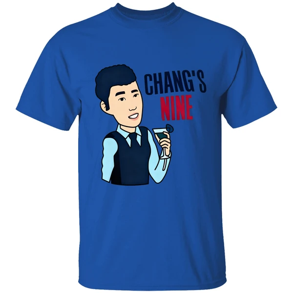 changs nine shirt royalblue