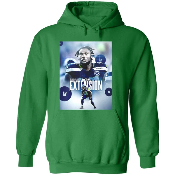 Charles Cross Extension Tackle Seattle Seahawks Hoodie - Image 2