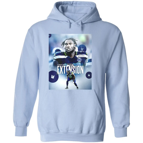 Charles Cross Extension Tackle Seattle Seahawks Hoodie - Image 4