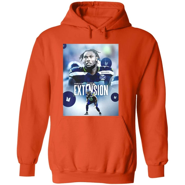 Charles Cross Extension Tackle Seattle Seahawks Hoodie - Image 6