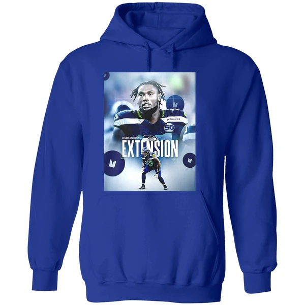 Charles Cross Extension Tackle Seattle Seahawks Hoodie - Image 7