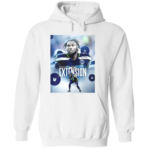 Charles Cross Extension Tackle Seattle Seahawks Hoodie - Image 8