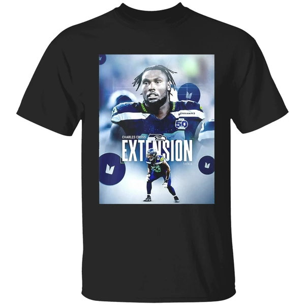 Charles Cross Extension Tackle Seattle Seahawks Shirt