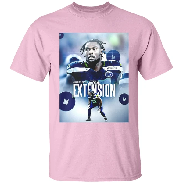 Charles Cross Extension Tackle Seattle Seahawks Shirt - Image 3