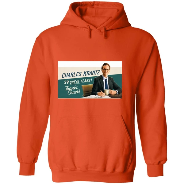 Charles Krantz 39 Great Years Thanks Chuck Hoodie - Image 6