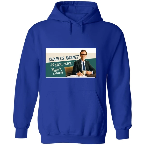 Charles Krantz 39 Great Years Thanks Chuck Hoodie - Image 7