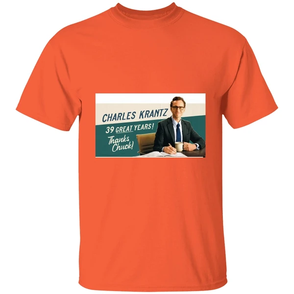 Charles Krantz 39 Great Years Thanks Chuck Shirt - Image 3
