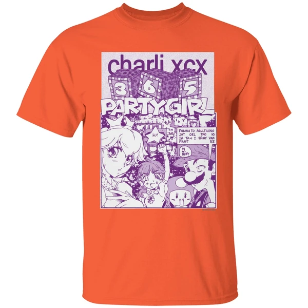 Charli Xcx 365 Mario Party Girl Comics Style Shirt - Image 6