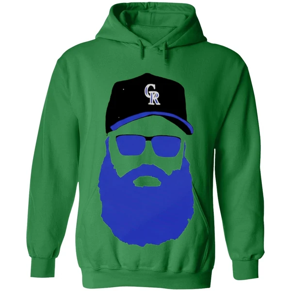 Charlie Blackmon Colorado Rockies Hat Chuck Nazty Big Face Hoodie - Image 2