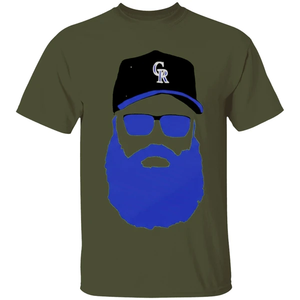 Charlie Blackmon Colorado Rockies Hat Chuck Nazty Big Face Shirt - Image 3