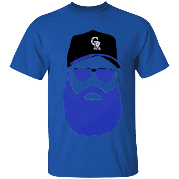 Charlie Blackmon Colorado Rockies Hat Chuck Nazty Big Face Shirt - Image 7