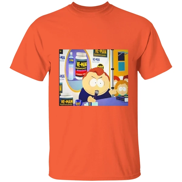 charlie-kirk-eric-cartman-south-park-parody-shirt-orange