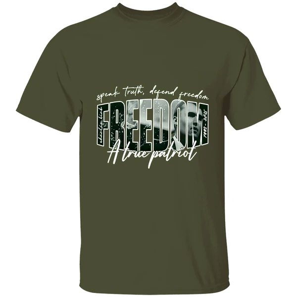Charlie Kirk Freedom Speak Truth Defend Freedom A True Patriot Shirt - Image 3