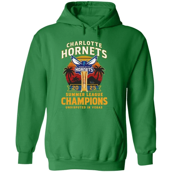 Charlotte Hornets 2025 Summer League Champions Hoodie - Image 2