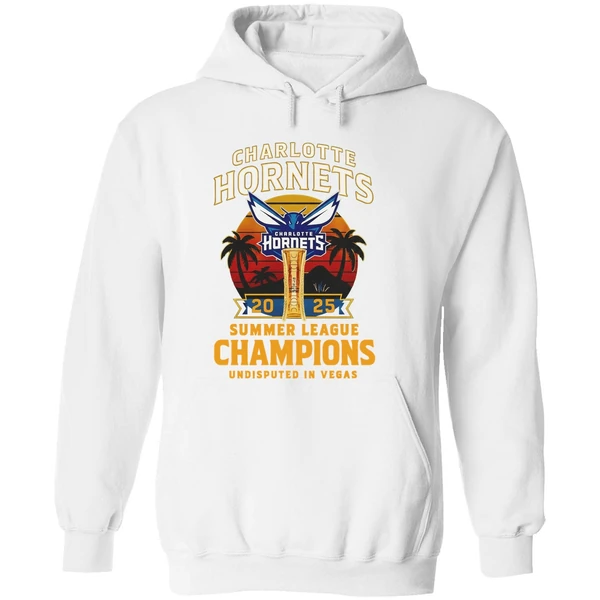 Charlotte Hornets 2025 Summer League Champions Hoodie - Image 8