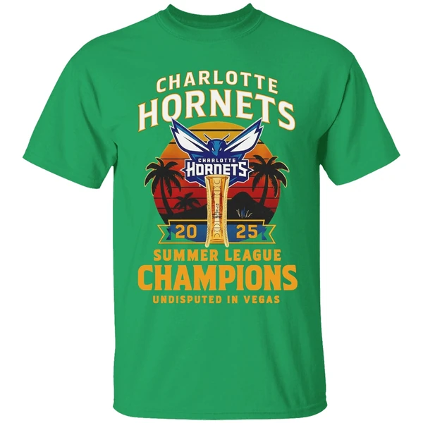 Charlotte Hornets 2025 Summer League Champions Shirt - Image 2