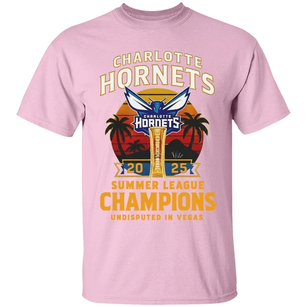 Charlotte Hornets 2025 Summer League Champions Shirt - Image 3