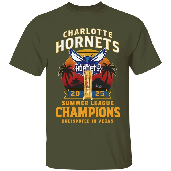 Charlotte Hornets 2025 Summer League Champions Shirt - Image 4